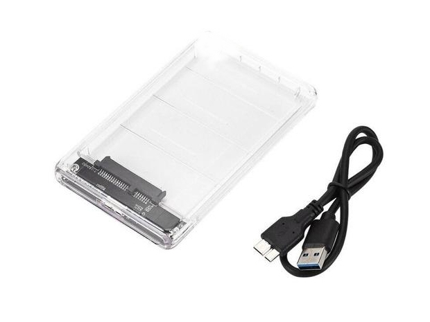 &ua CASE DISCO NOTEBOOK USB 3.0 TRANSPARENTE DN-K209